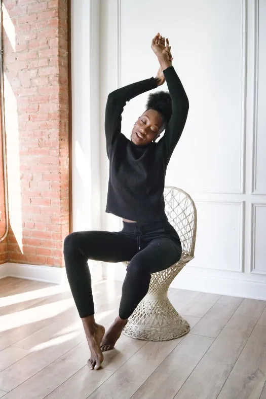 Knit Turtleneck & Leggings