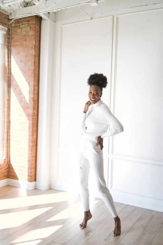 Knit Turtleneck & Leggings