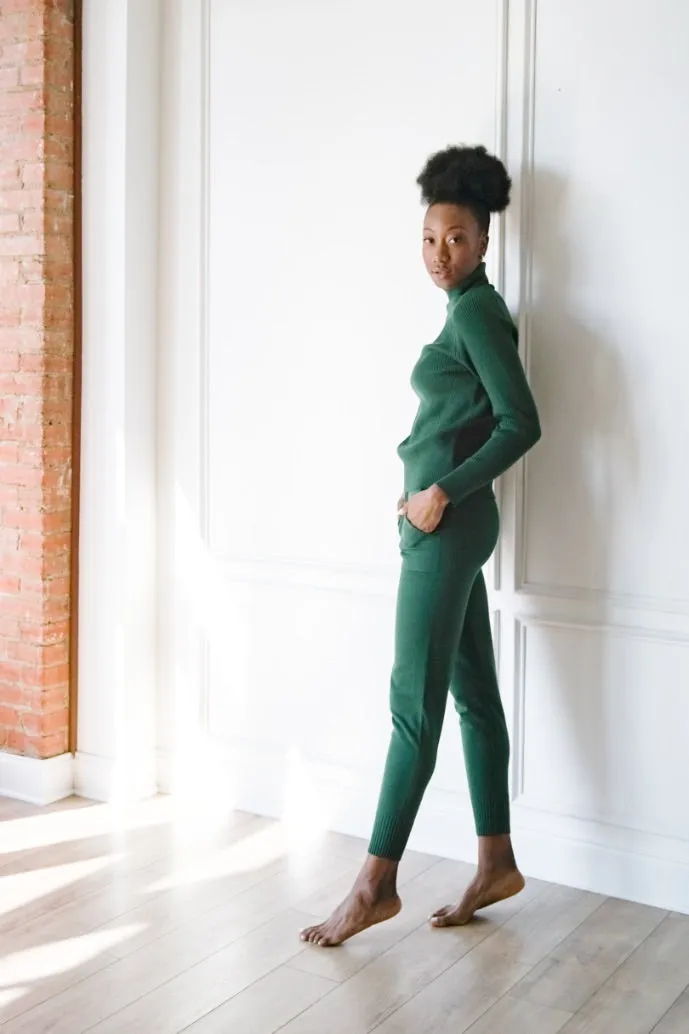 Knit Turtleneck & Leggings