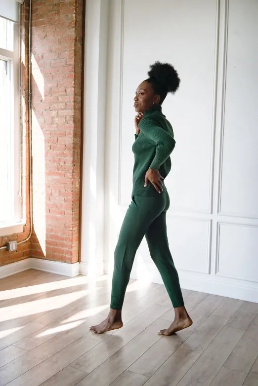 Knit Turtleneck & Leggings