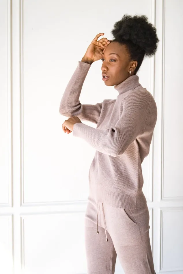 Knit Turtleneck & Leggings