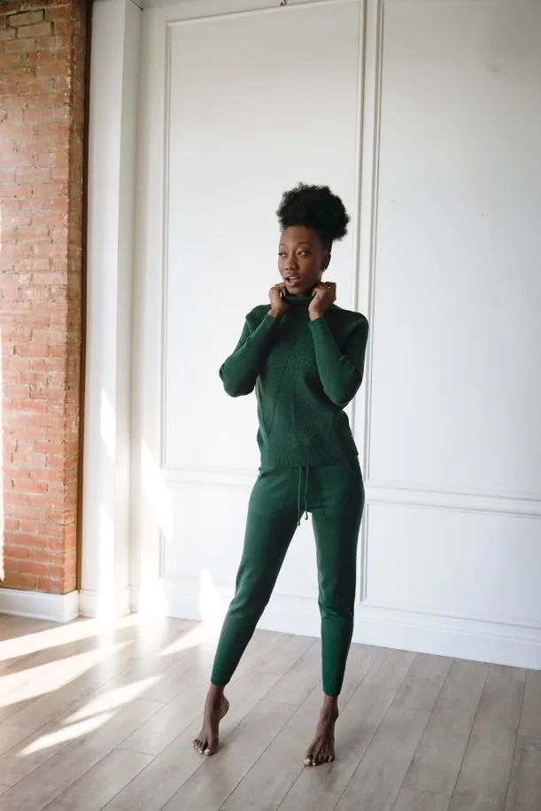Knit Turtleneck & Leggings