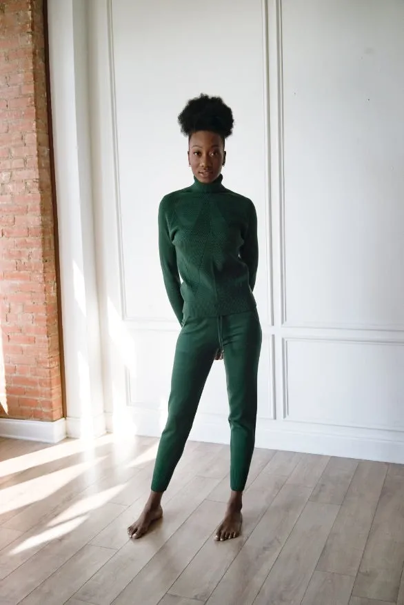 Knit Turtleneck & Leggings