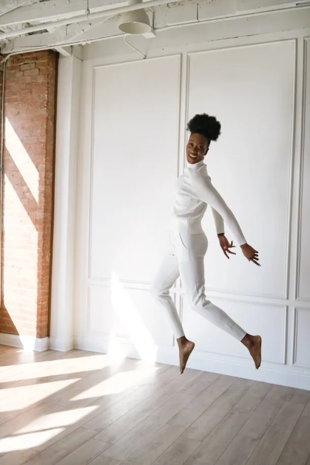 Knit Turtleneck & Leggings