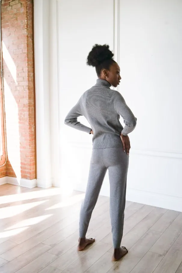 Knit Turtleneck & Leggings