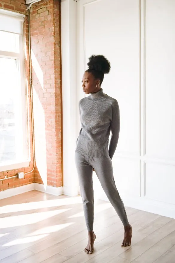 Knit Turtleneck & Leggings