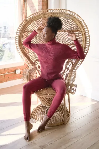 Knit Turtleneck & Leggings
