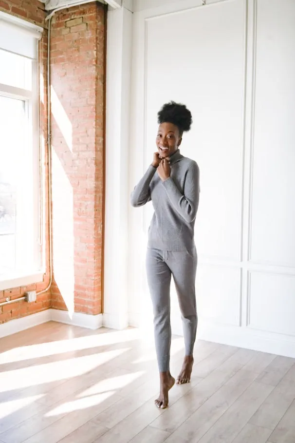 Knit Turtleneck & Leggings