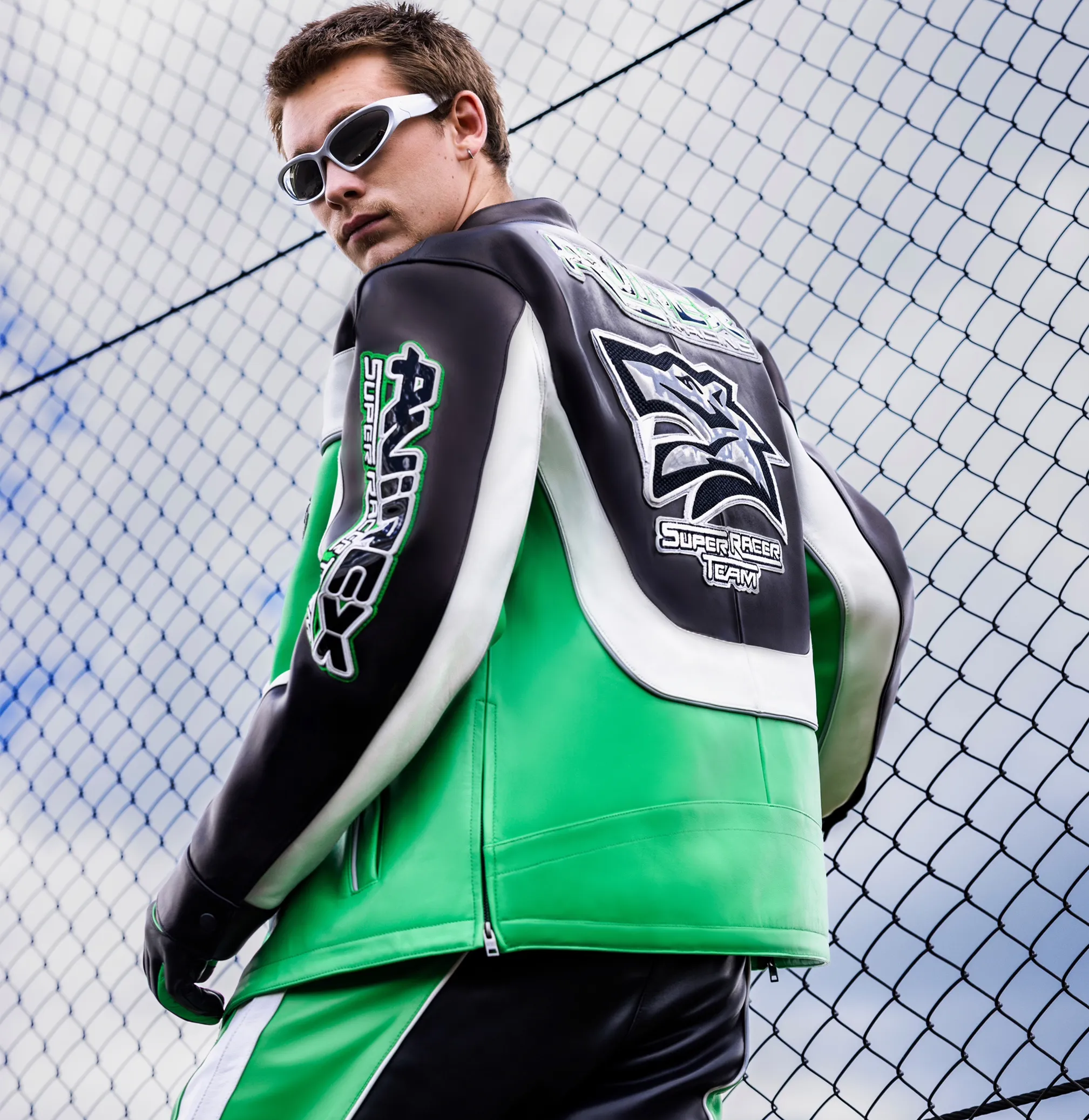 LEATHER RACING PANT