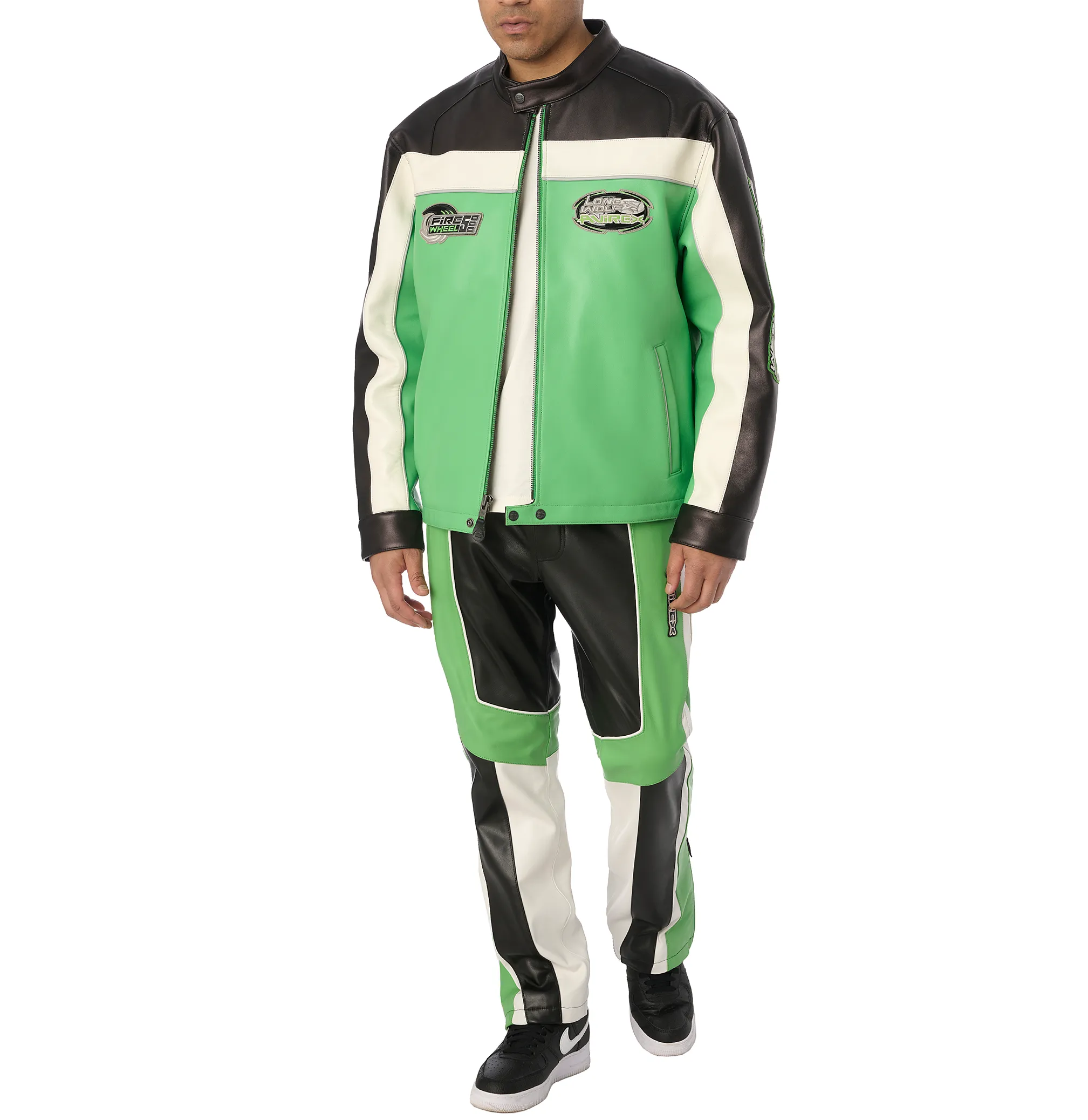 LEATHER RACING PANT