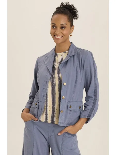 Linen Folksy Jacket