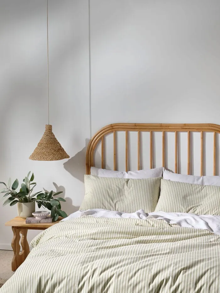Linen House Classic Stripe Pebble Duvet Cover Set