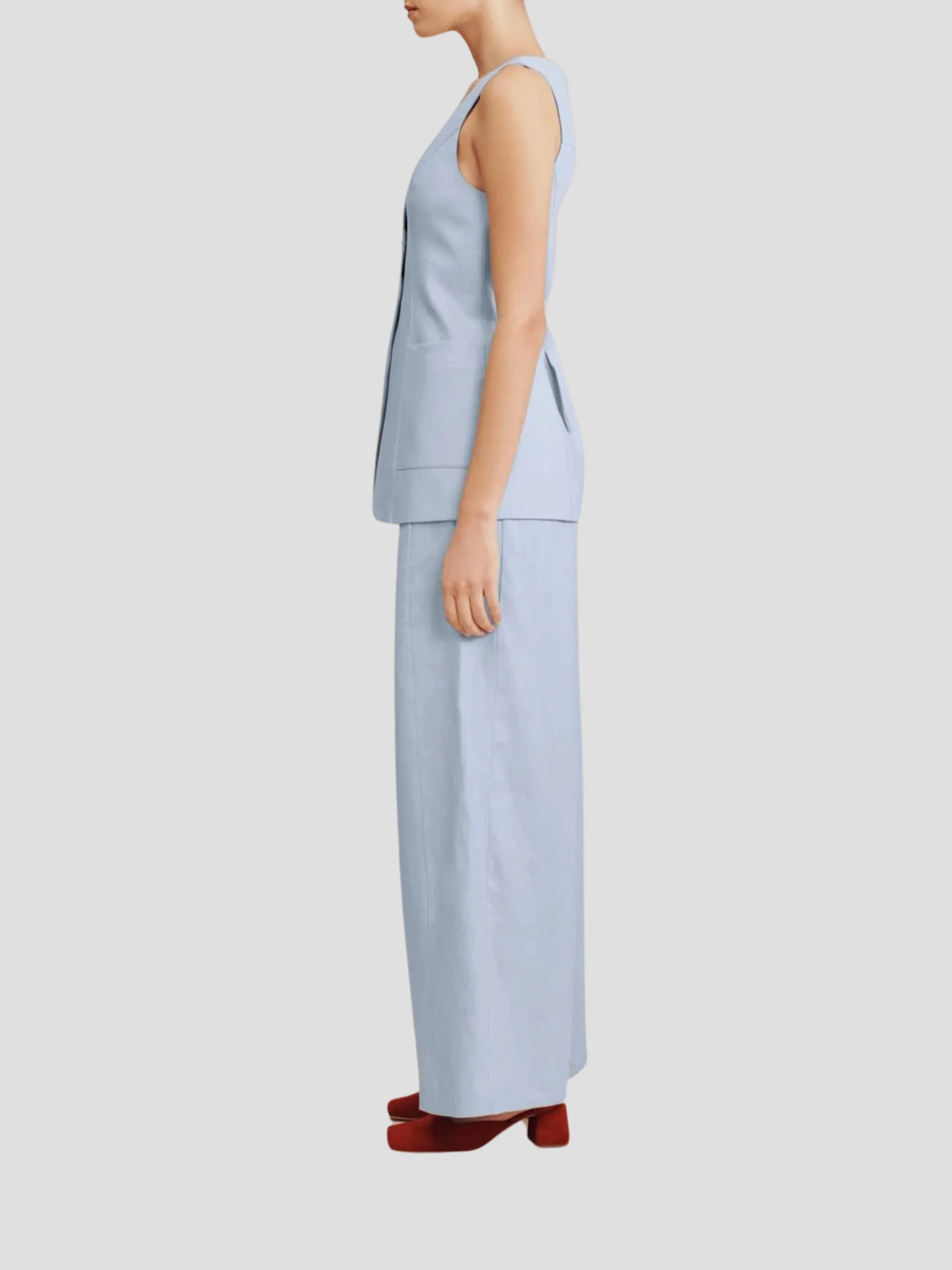 Lorenzo Linen Tailored Vest