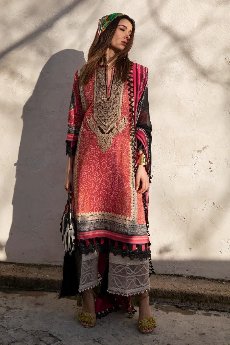 M221-004B-CI | Sana Safinaz Muzlin Spring Collection 2022 Vol 1  | Unstitched Printed Lawn Suits
