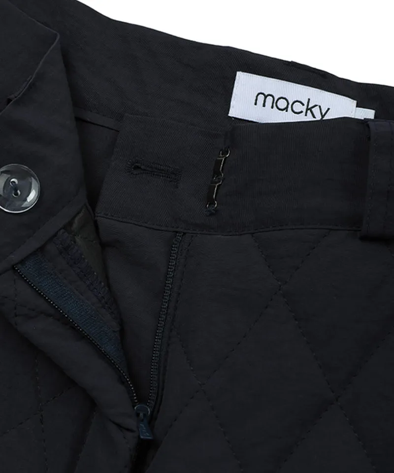MACKY Golf: Winter Padded Long Pants - Navy
