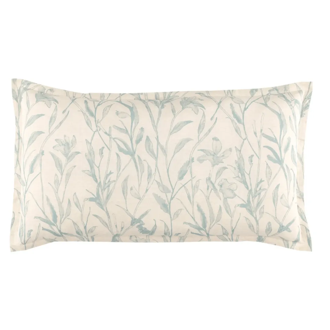 Margot Linen Pewter Blue Sham