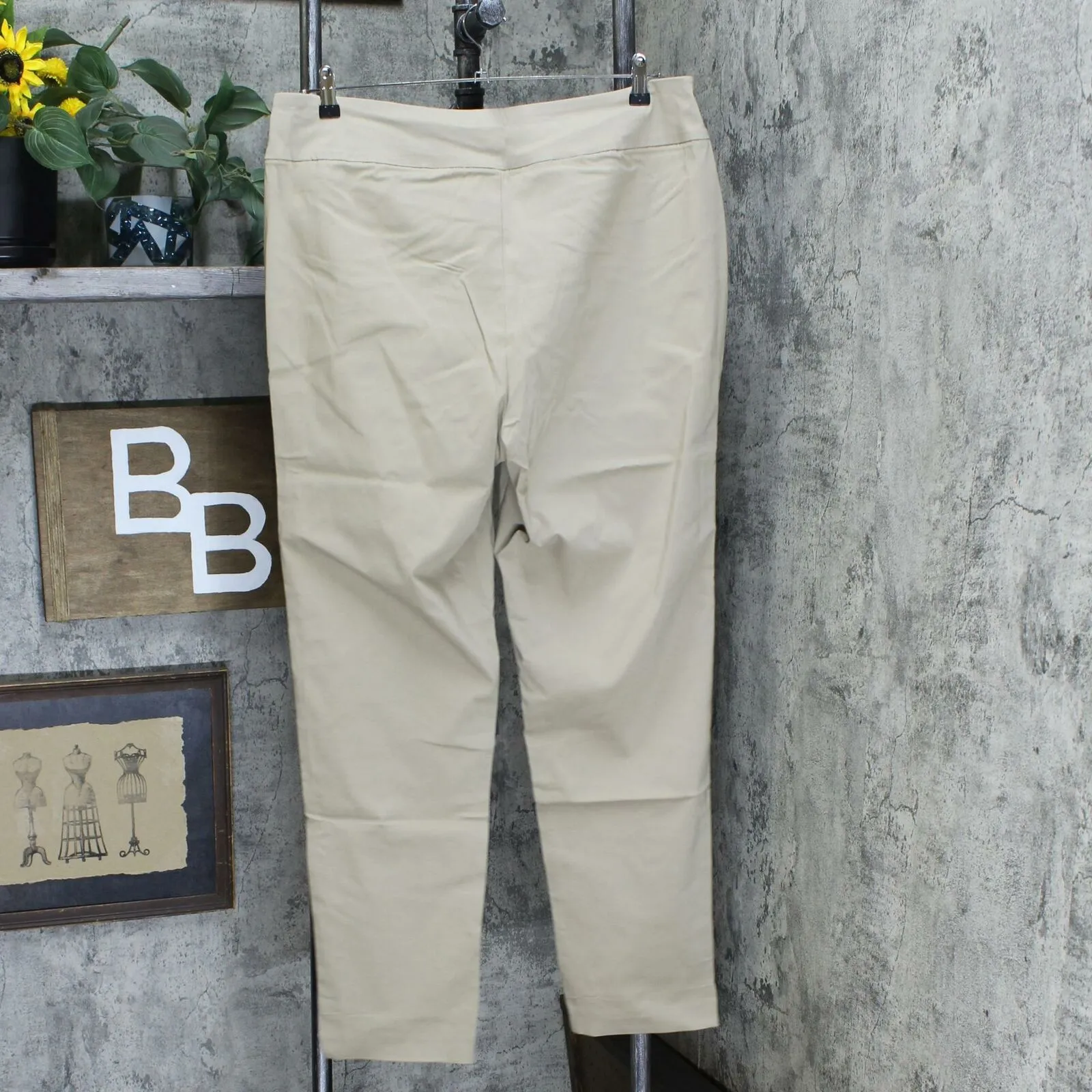 Martha Stewart Women's Plus Tall Stretch Twill Pull-On Pants