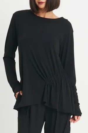 Matte Jersey Scrunchy Top