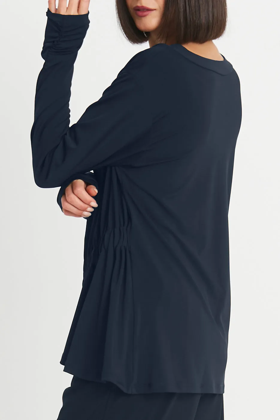 Matte Jersey Scrunchy Top