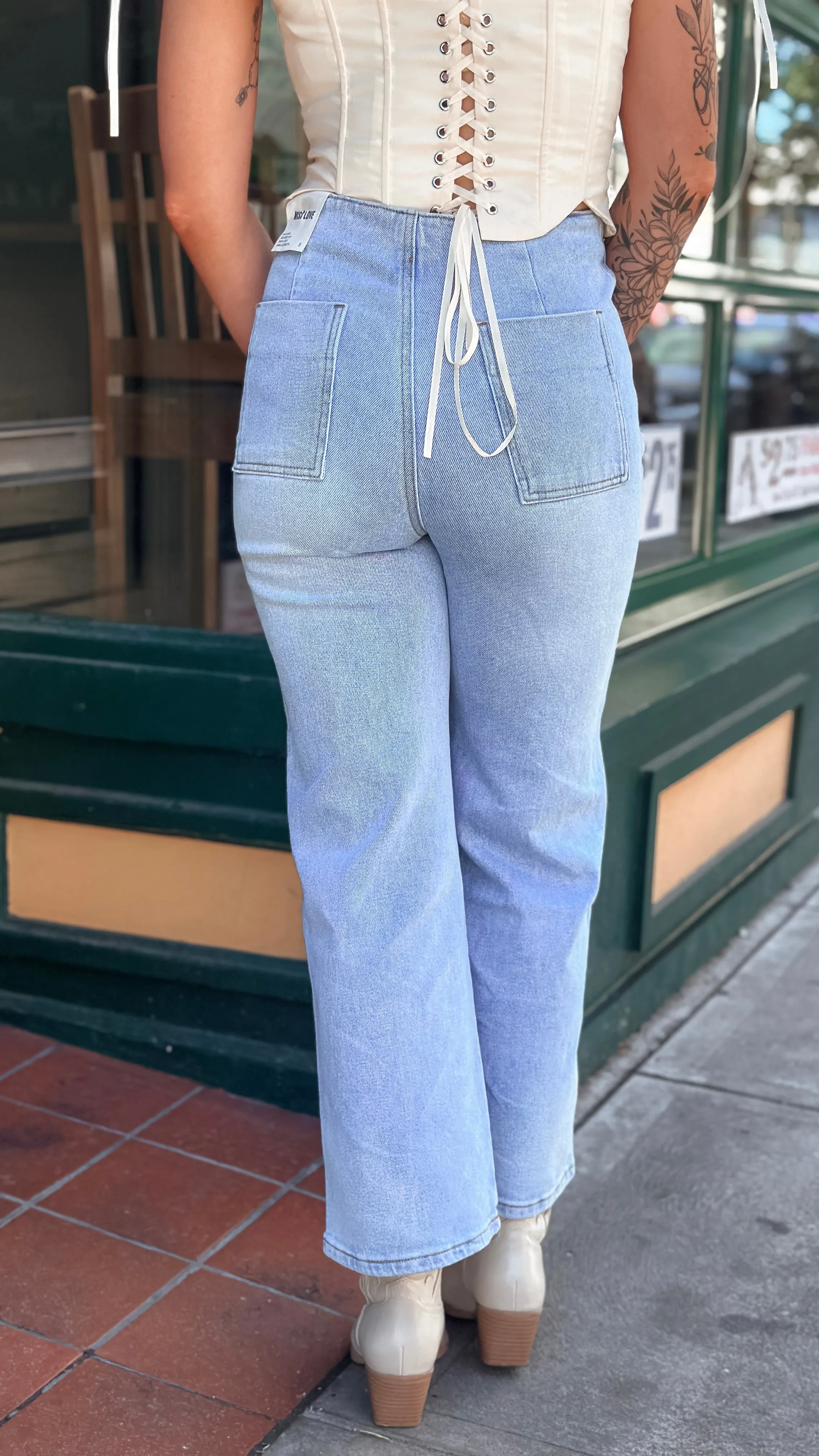 Matthew Cropped Denim Jeans