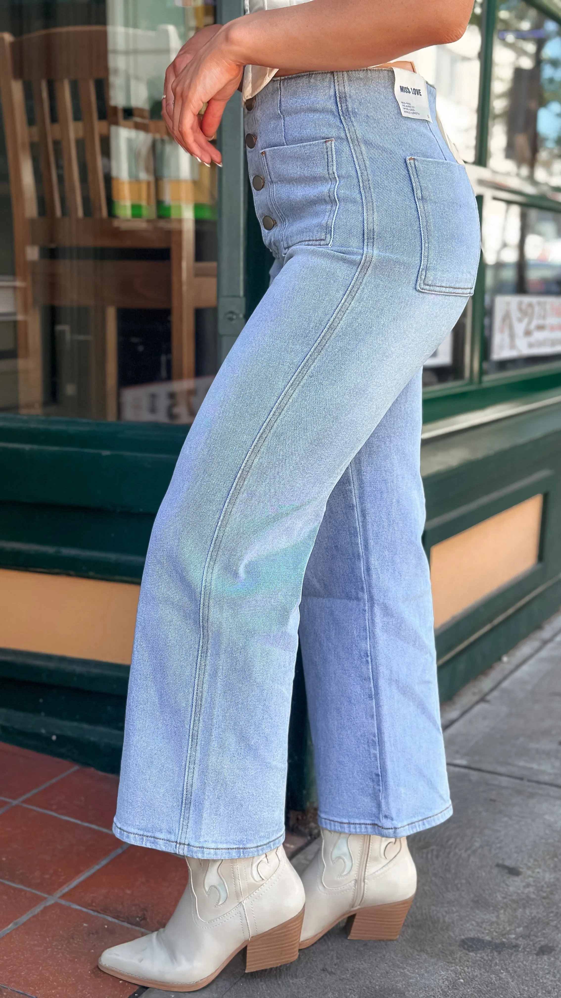 Matthew Cropped Denim Jeans