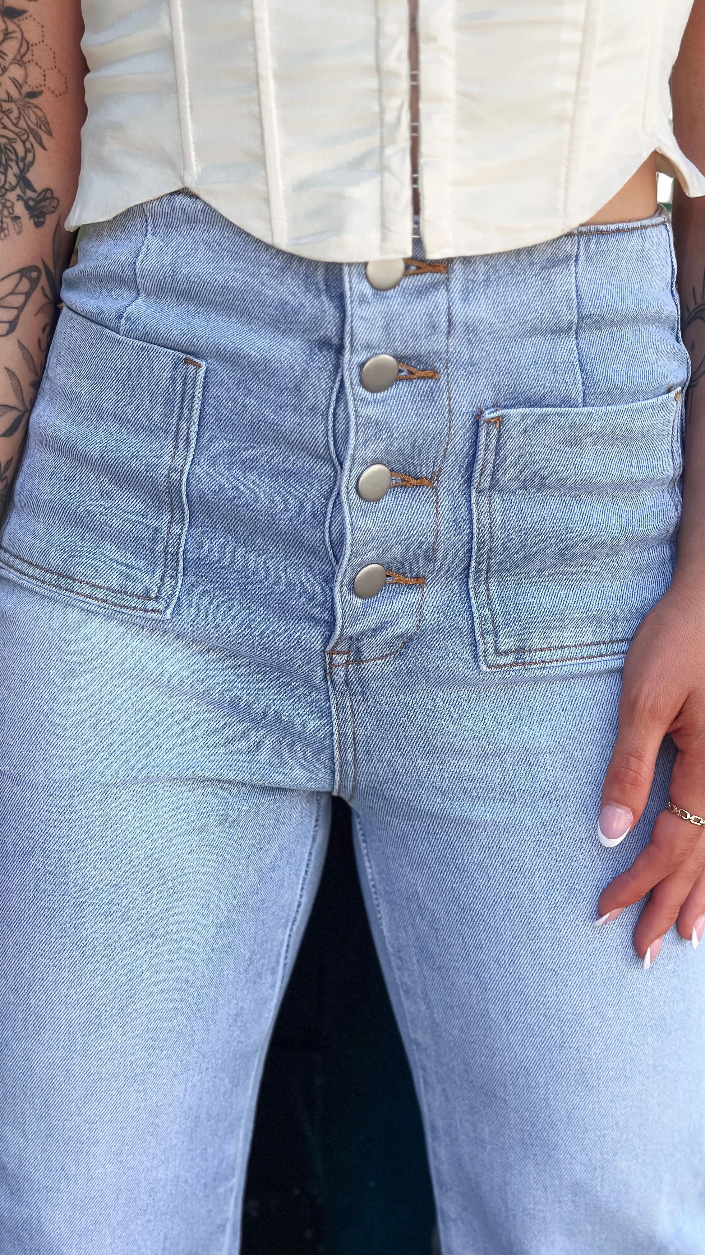 Matthew Cropped Denim Jeans