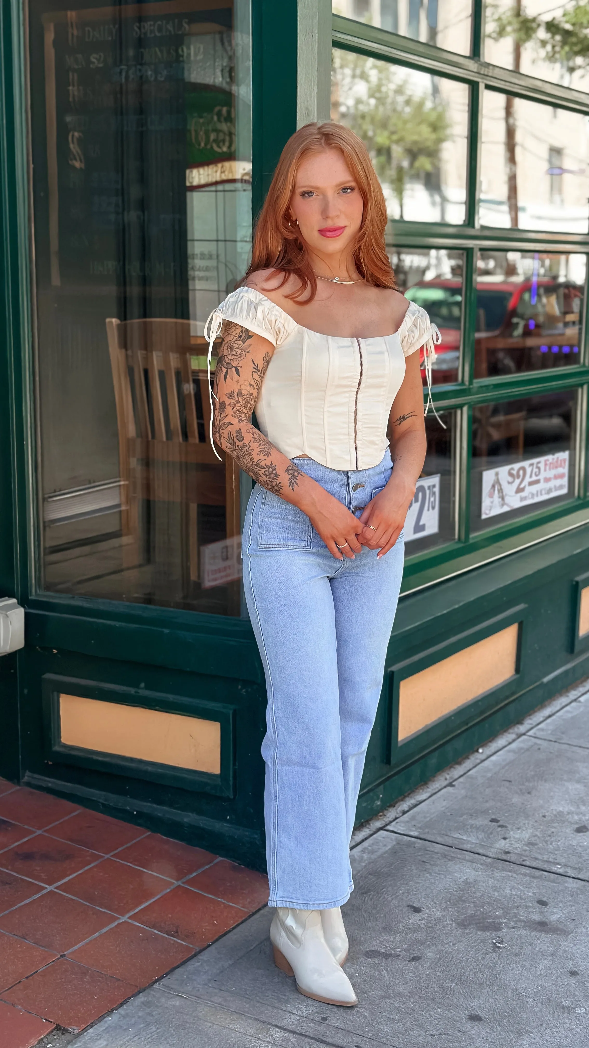 Matthew Cropped Denim Jeans