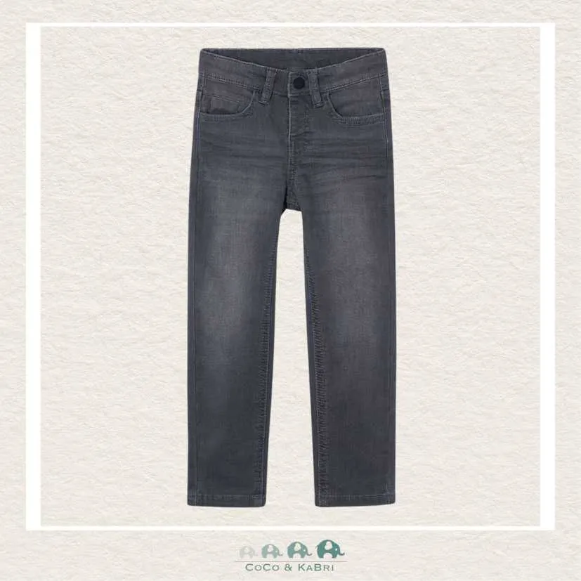 Mayoral Soft Denim Pants Dark Grey