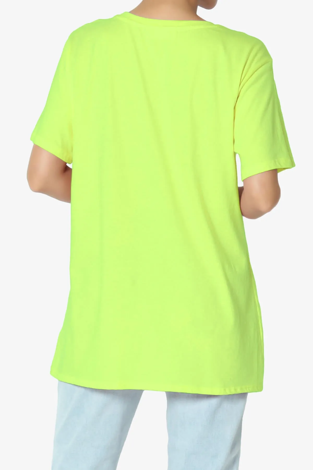 Mayra O Neck Cotton Boyfriend Tee PLUS