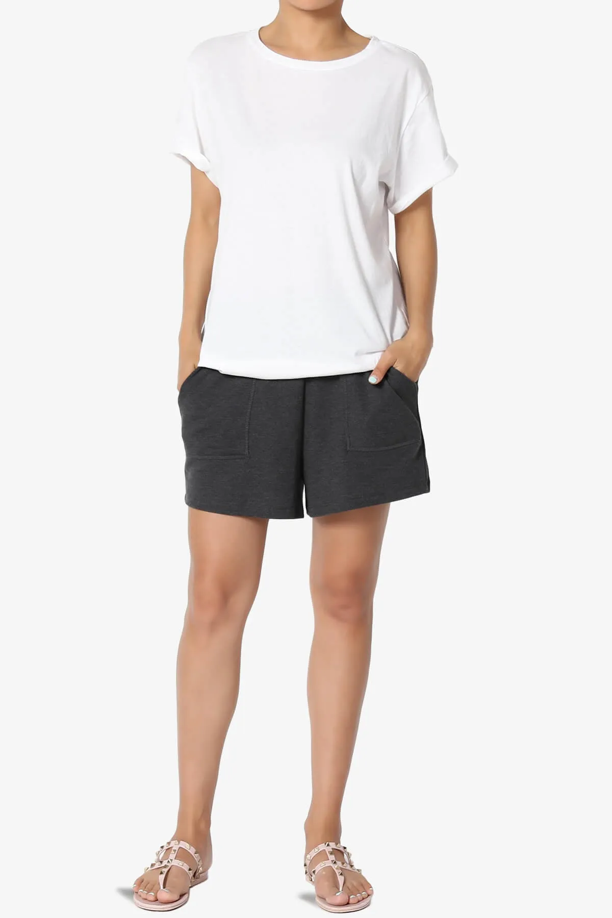 Mayra O Neck Cotton Boyfriend Tee PLUS