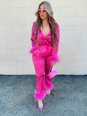 Mia Silk Set (Pink)