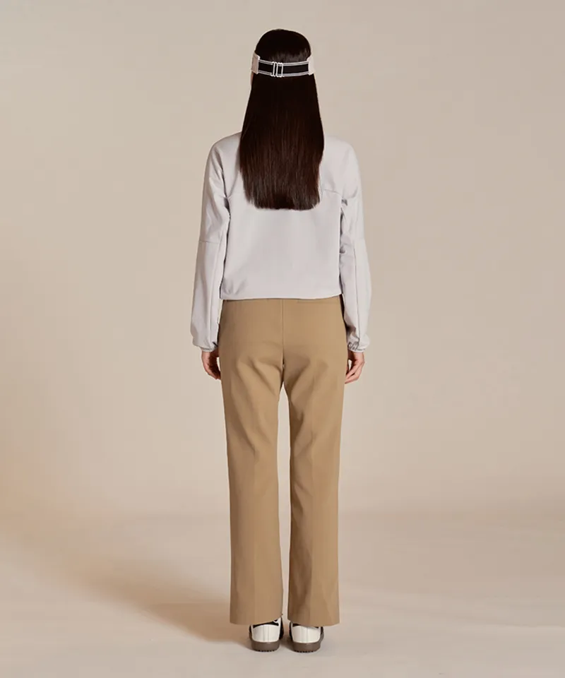 Monday Flow Stress Free Bootcut Pants - Beige