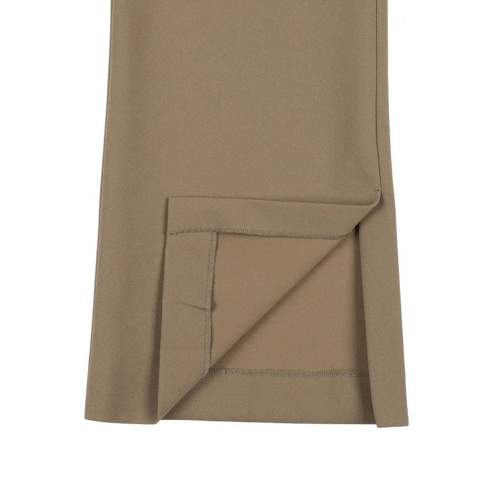 Monday Flow Stress Free Bootcut Pants - Beige