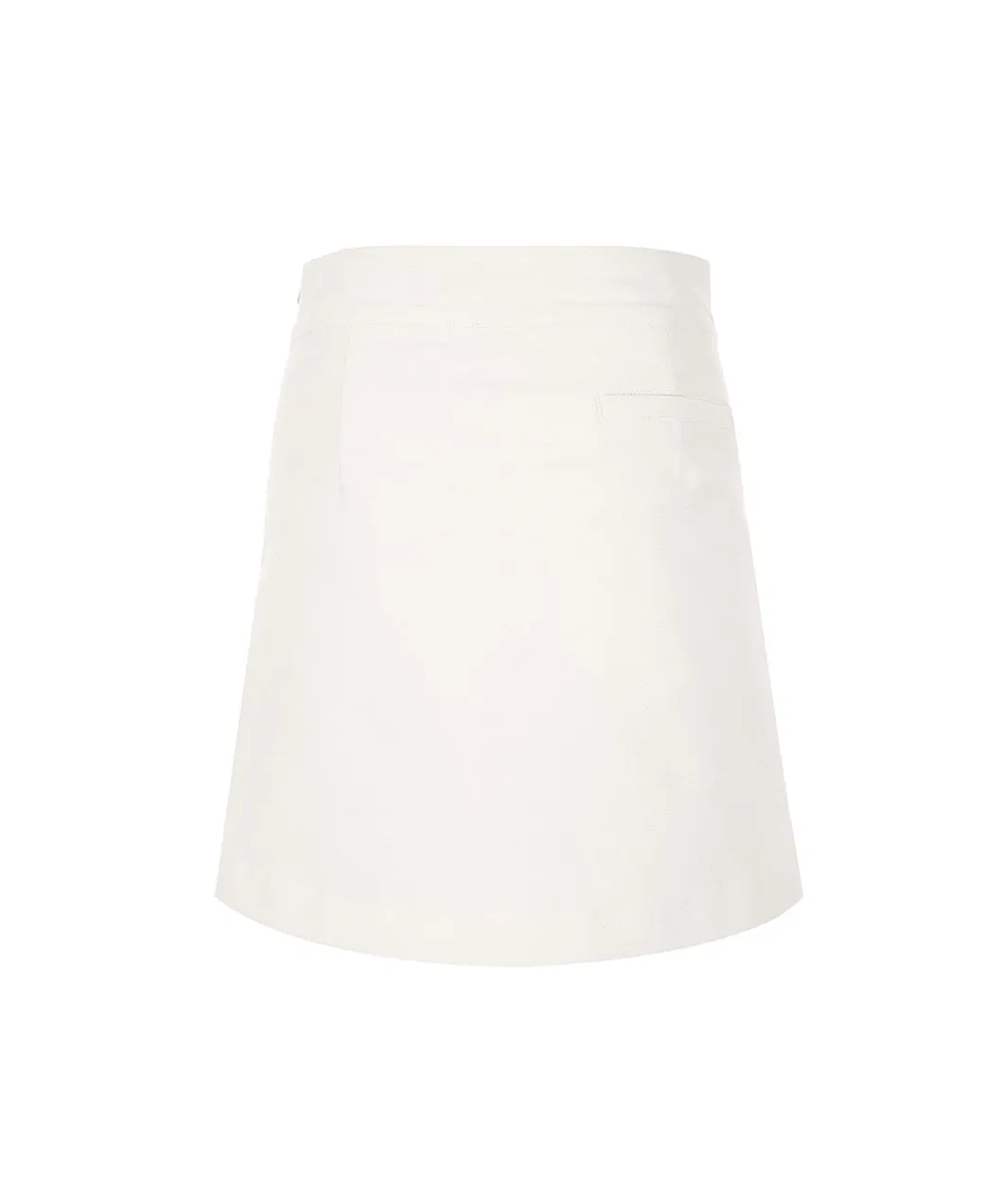 MYCL A-Line Twill Skirt White