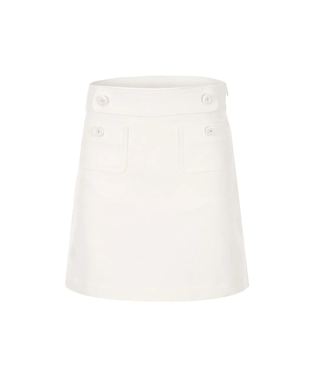 MYCL A-Line Twill Skirt White