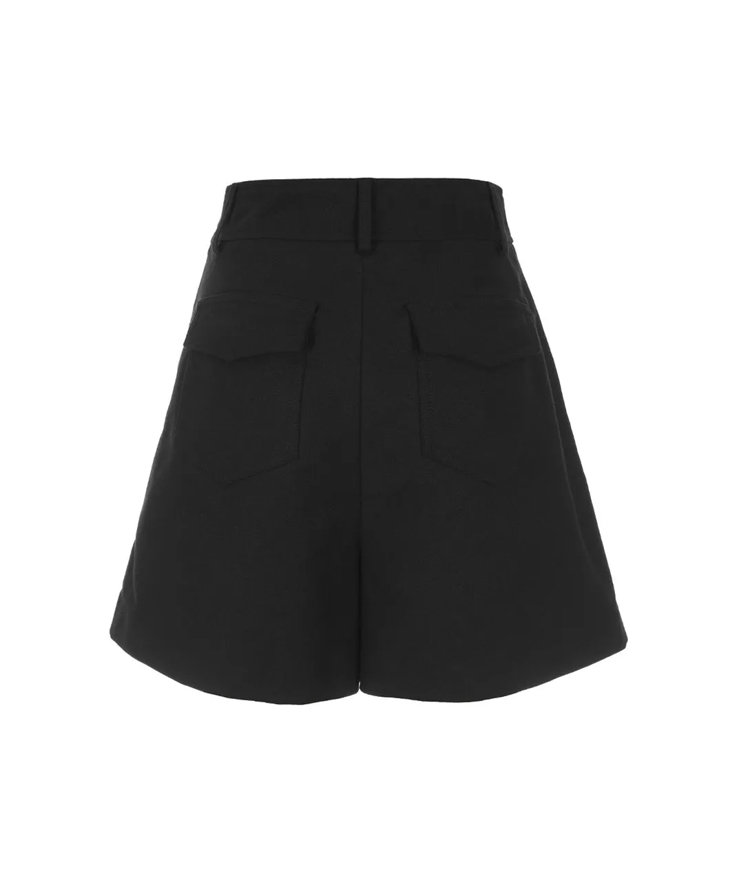 MYCL Big Pocket Culotte Short Pants - Black