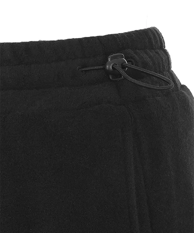 MYCL Soft-Fleece Banded Skirt - Black