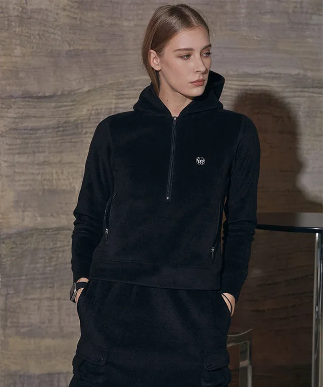 MYCL Soft-Fleece Banded Skirt - Black