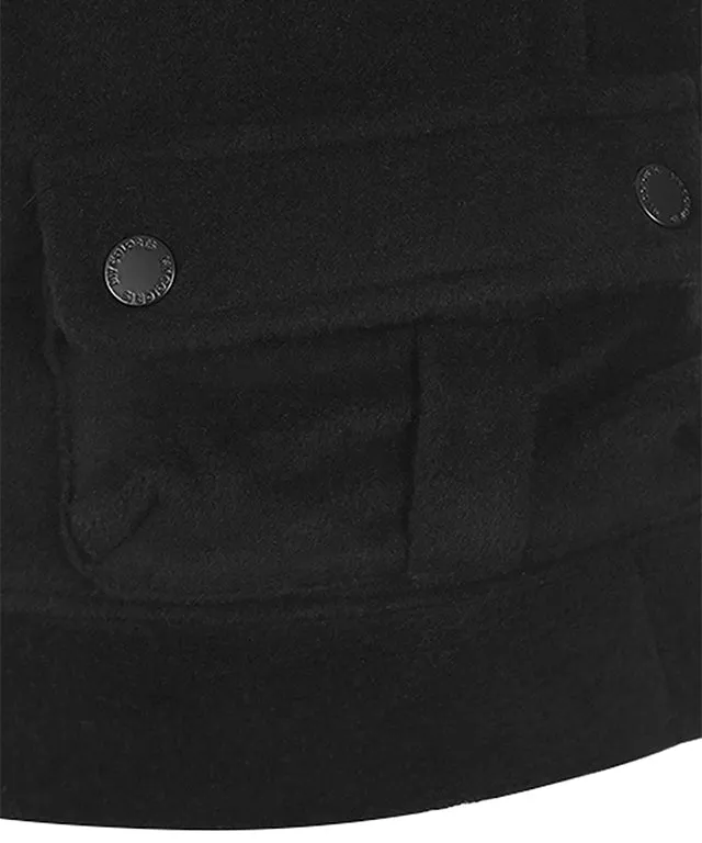 MYCL Soft-Fleece Banded Skirt - Black