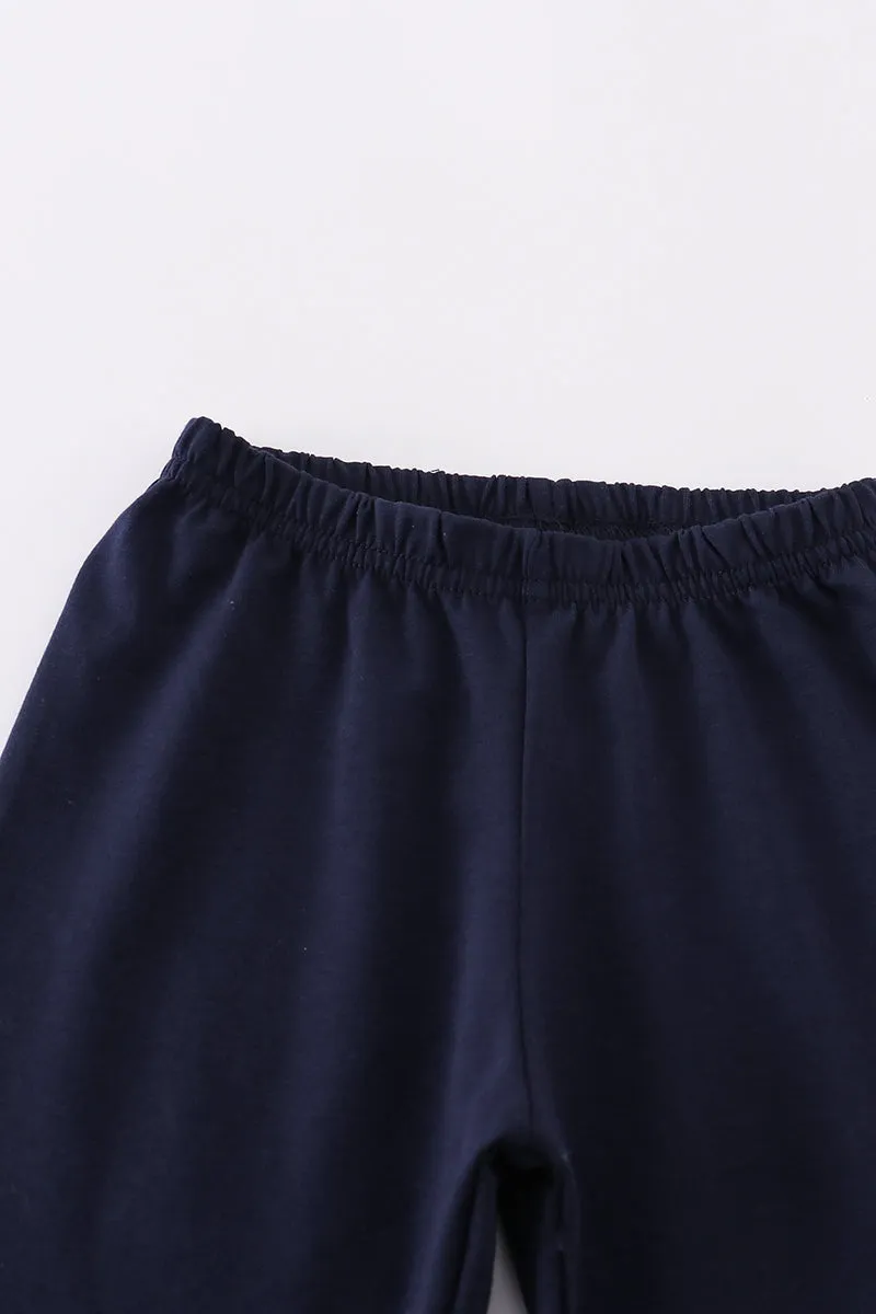 Navy Stripe Boy Set