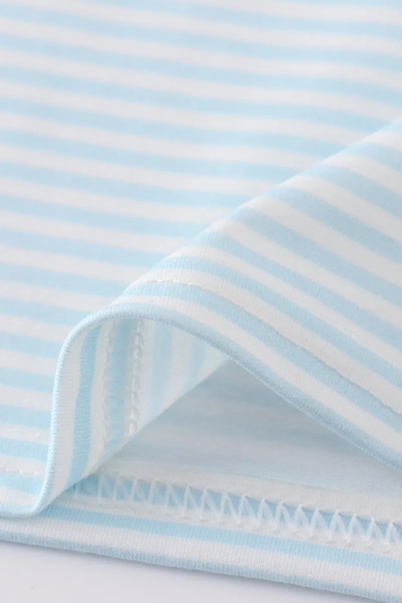 Navy Stripe Boy Set
