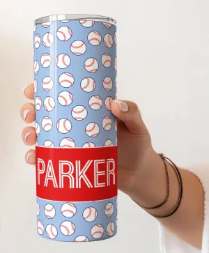 Out of the Park Personalized 20oz Baseball Tumbler