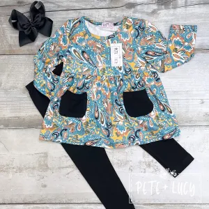 Paisley Swirl Pant Set