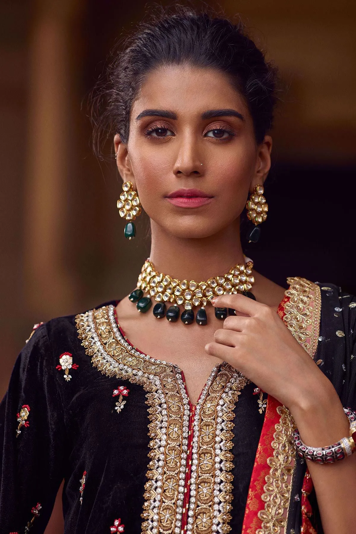 Pakistani Black Salwar Kameez for Ladies Party #PN576