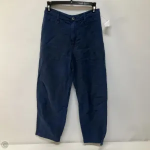 Pants Linen By Anthropologie In Blue, Size: 0