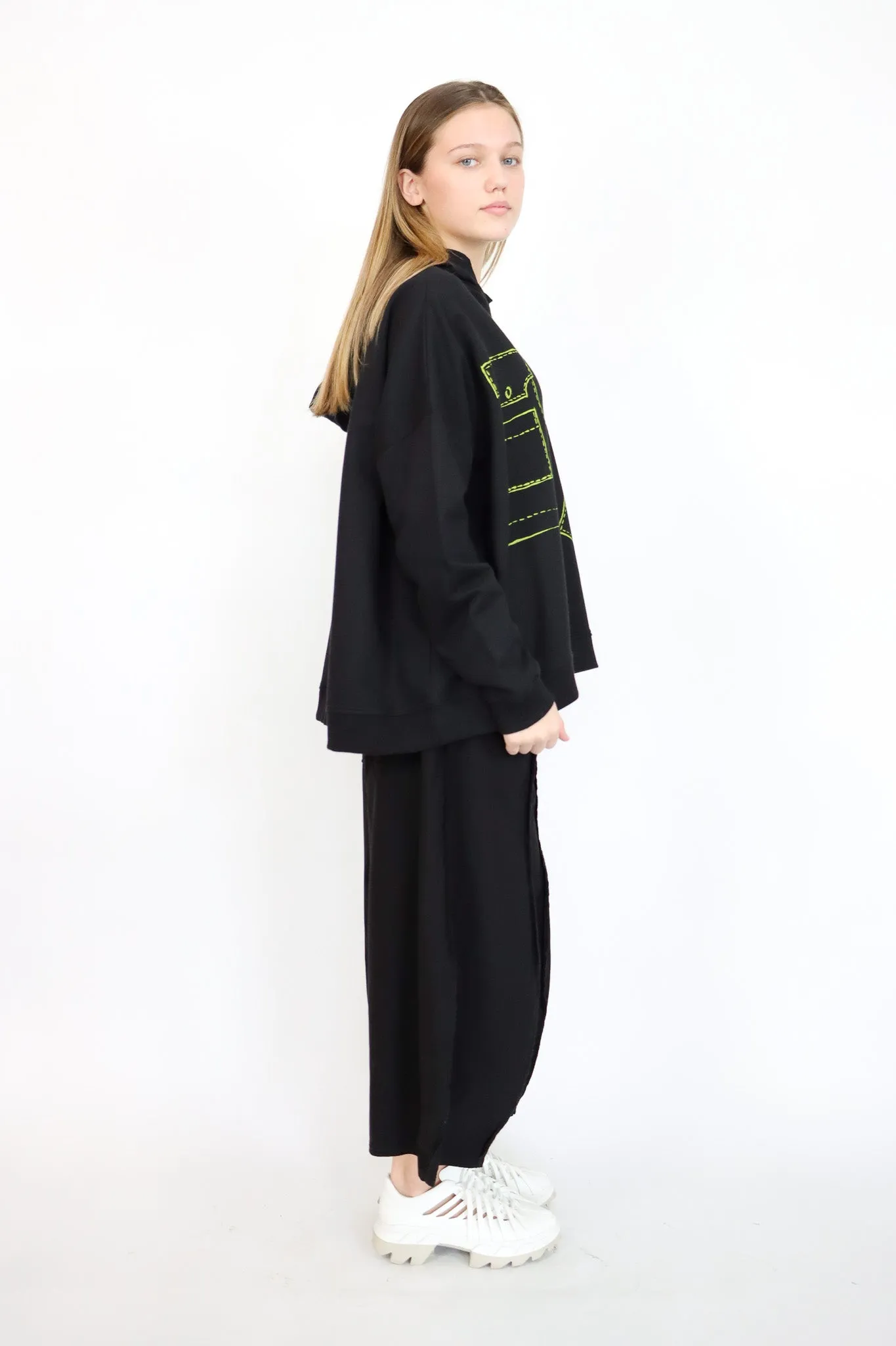 Paper Temples Pocket Print Hoodie (2 Colors)