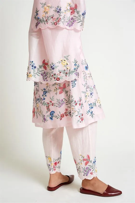 Payal Pratap   -   Rock Garden Ajuga Embroidered Kurta Pant Set (2pcs)