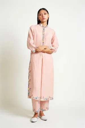 Payal Pratap   -   Rock Garden Candytuft Embroidered Kurta Pant Set (2pcs)
