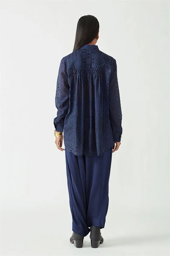 Payal Pratap   -   View with A Room  Ellie Embroidered Shirt