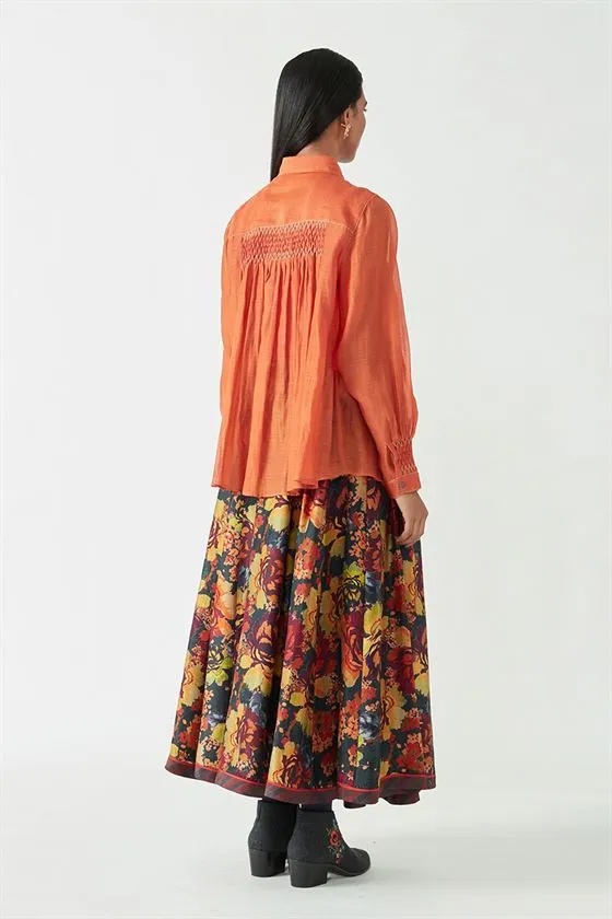 Payal Pratap   -   View with A Room  Gamal Smocking Shirt (2 Pcs)